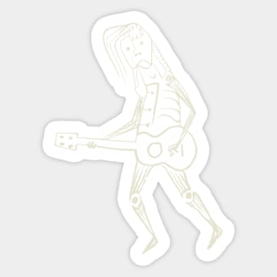 The Guitarist Sticker